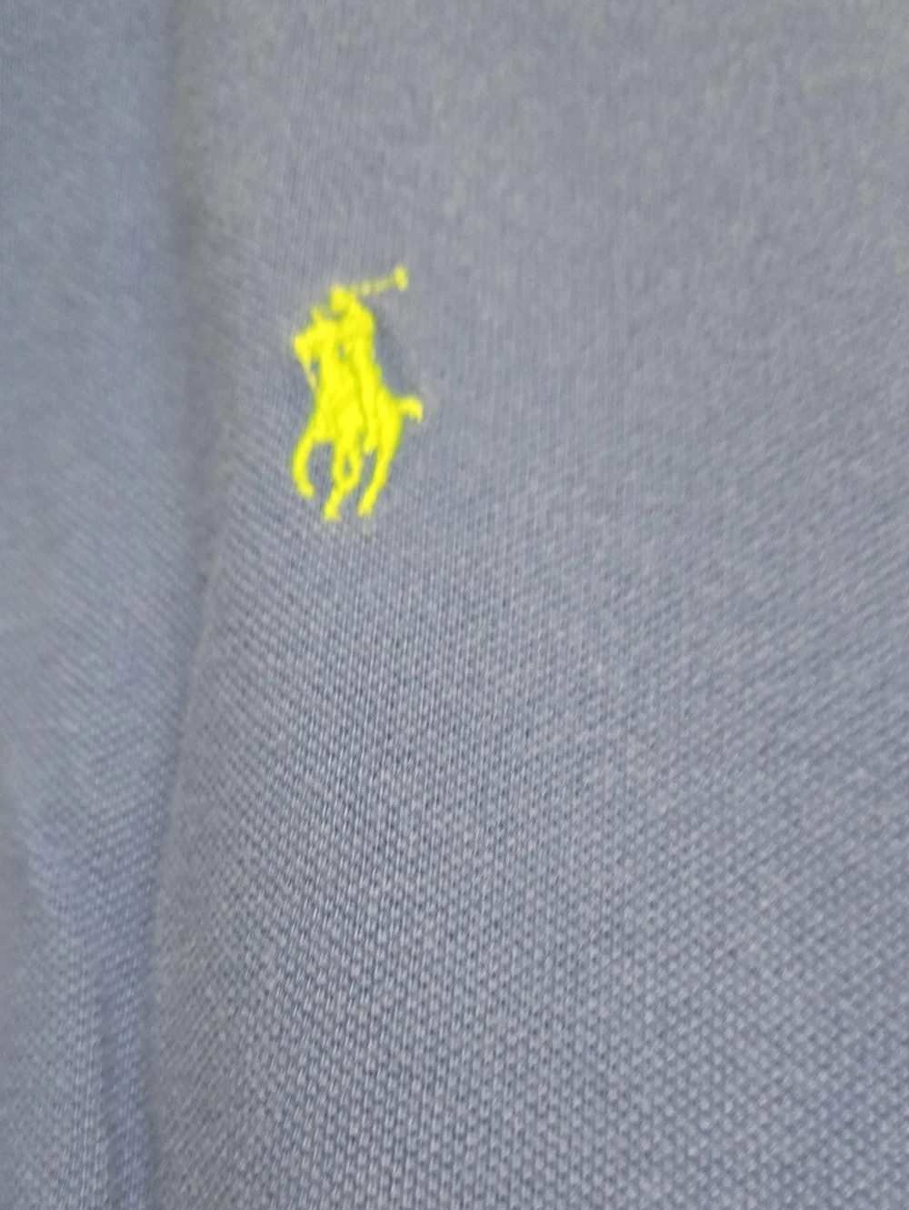 Ralph Lauren Royal Blue Polo Shirt with Green Pony